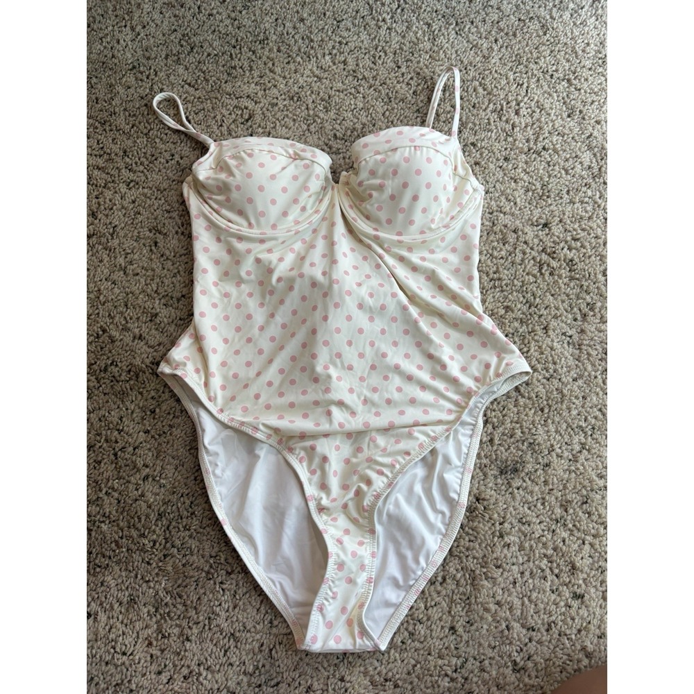 New Women's Polka Dot One Piece Swimsuit Size Xl